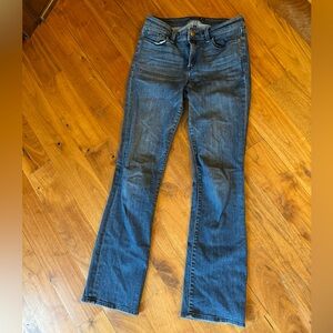 Ultra soft Abercrombie & Fitch Harper Low Rise Skinny Bootcut jeans, sz 26.